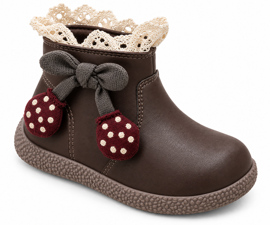 Girl berry long shoe