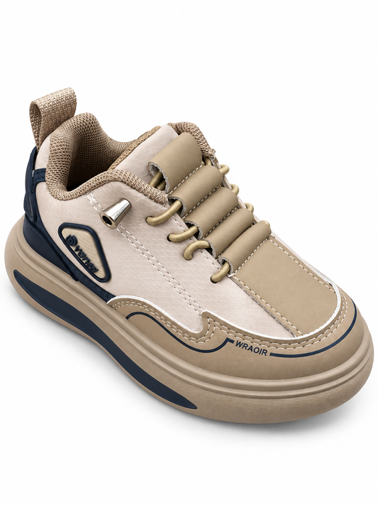 Boys Fix Lace Shoe