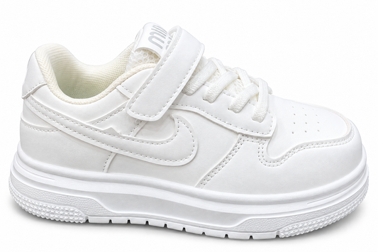 Kids’ Classic White Casual Sneakers
