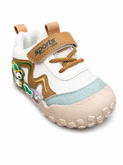 Kids Blue Casual Velcro Sneakers.