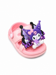 Girls Pink Cartoon Character sliper